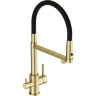 Смеситель для кухни CERSANIT ZEN золотой 68251